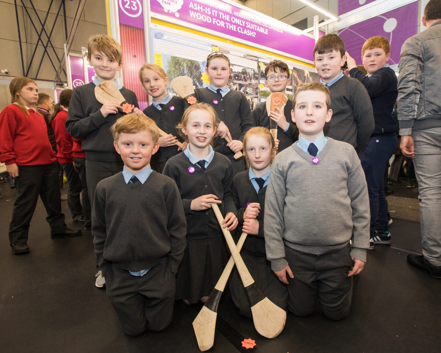 RDS Primary Science THUR 0150 Herberstown NS, Herberstown, Co. Limerick at this years RDS Primary Science Fair Limerick which will see over 3000 primary school students from all over the country exhibit theirSTEM investigations at Mary Immaculate College. Between the three venues of Limerick, Dublin and Belfast there will be over 7000 participants in 2018. Photo: Oisin McHugh True Media